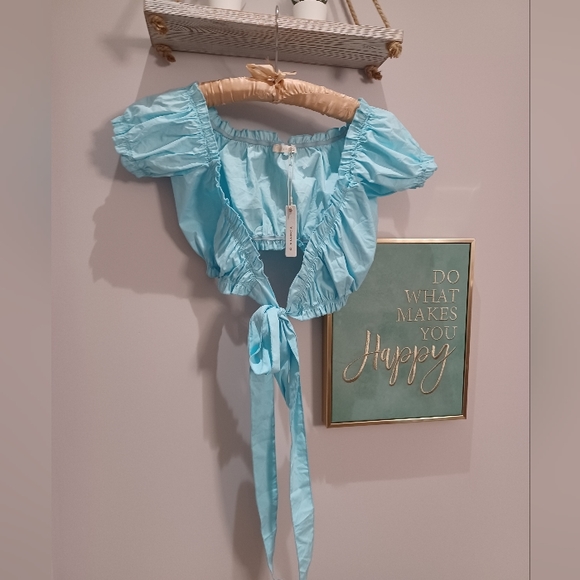 O'Vianca Blue crop top - Picture 7 of 8